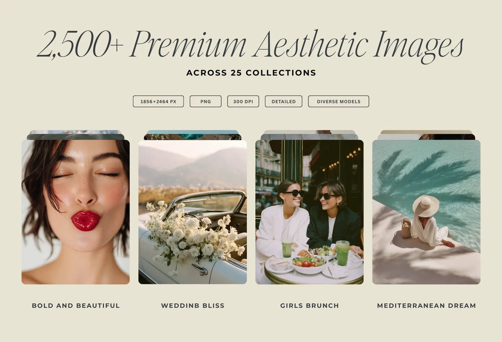 2500+ Aesthetic and Editorial Stock Photos Bundle | Old Money | Wellness and Lifestyle | Female Entrepreneur | Commercial Use | Skincare | Instagram Marketing | Instant Download