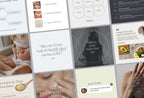 Aesthetic Stock Bundle + Instagram Coach Posts Canva Bundle
